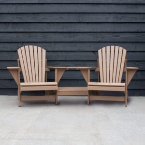 Tete-a-tete Rond Lichtbruin