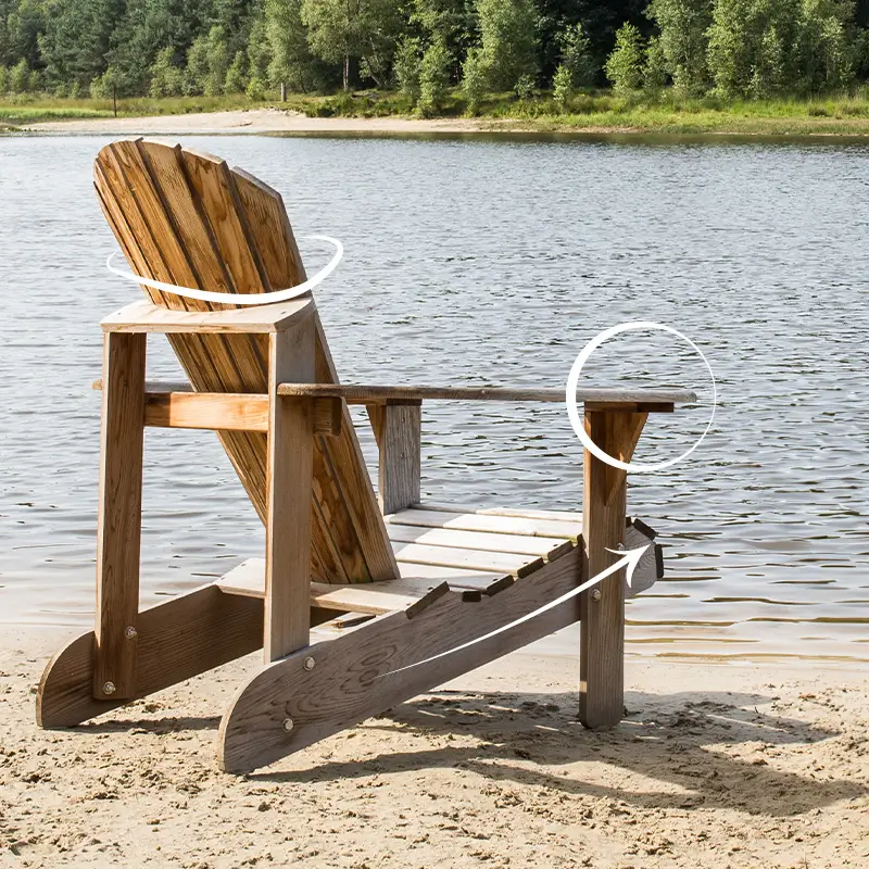 Comfy Chair extra comfortabele adirondack